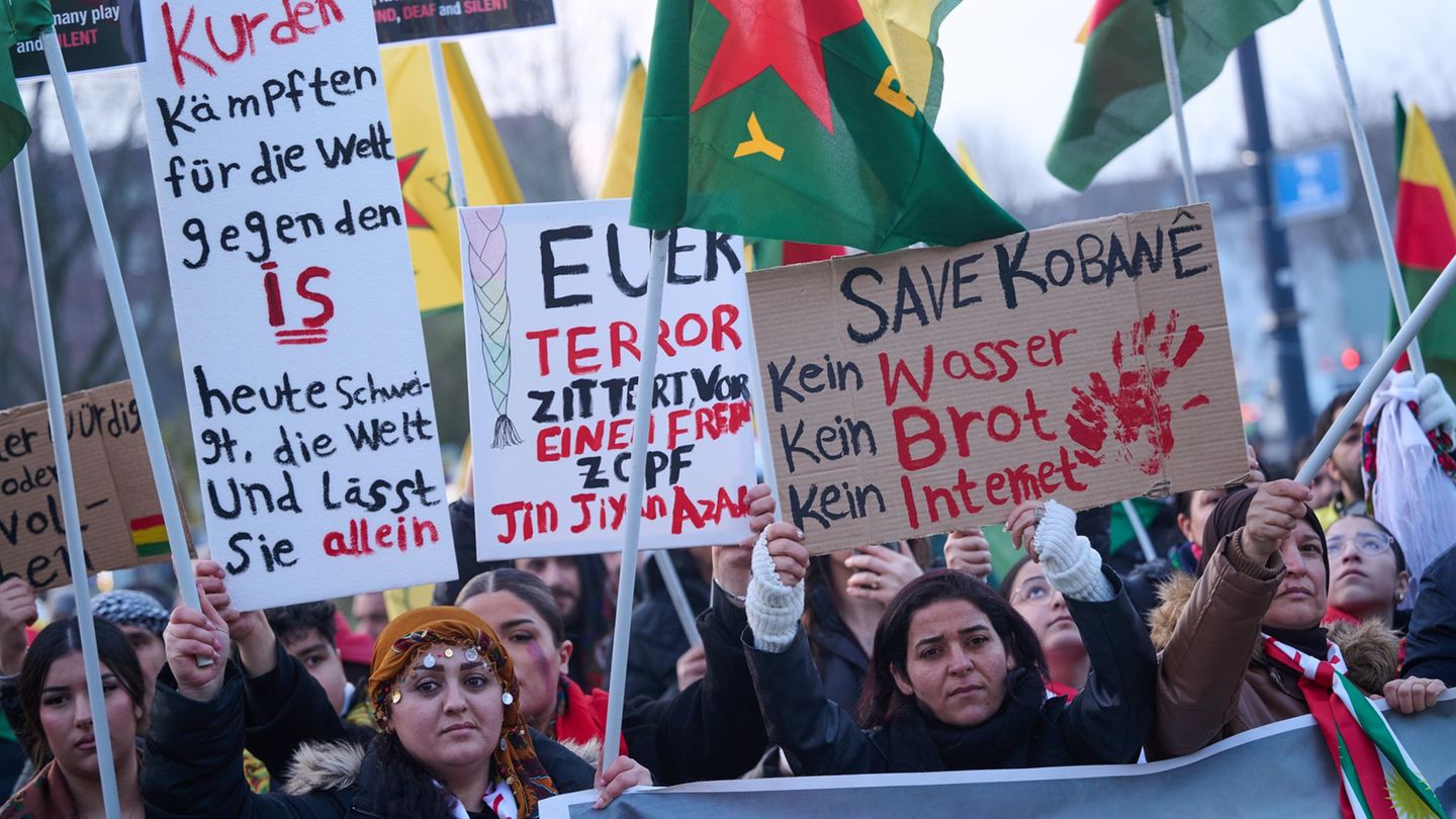 Kundgebung in NRW: Prokurdische Demo in Dortmund mit 4.500 Menschen