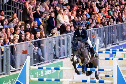 Am letzten Wochenende der diesjährigen Grünen Woche stehen im Rahmen des Reitturniers Hippologica noch mehrere Wettbewerbe an. (