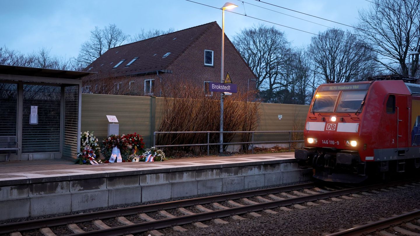 Bei einer Messerattacke in einem Zug bei Brokstedt sterben im Januar 2023 zwei Menschen. (Archivbild) Foto: Christian Charisius/