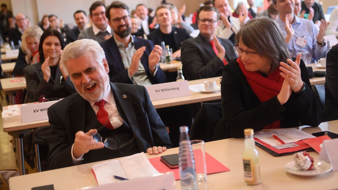 Top-Ergebnis: Die SPD geht mit Armin Willingmann an der Spitze in die Landtagswahl im September. Foto: Klaus-Dietmar Gabbert/dpa
