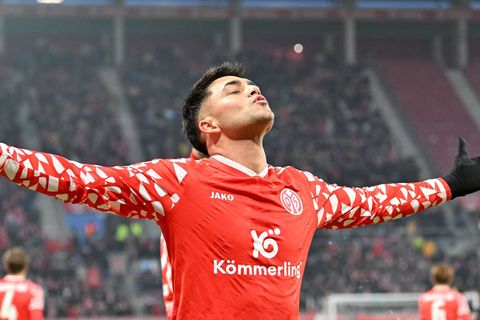 Amiri macht mit seinem Treffer alles klar. Foto: Torsten Silz/dpa