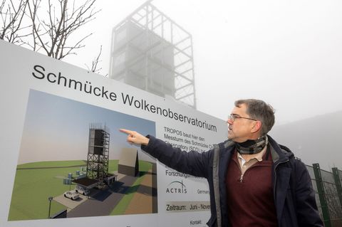 In diesem Frühsommer könnte das Observatorium mit seinen drei Stationen in Betrieb gehen. Foto: Michael Reichel/dpa