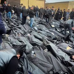 Iran Tote in Leichensäcken