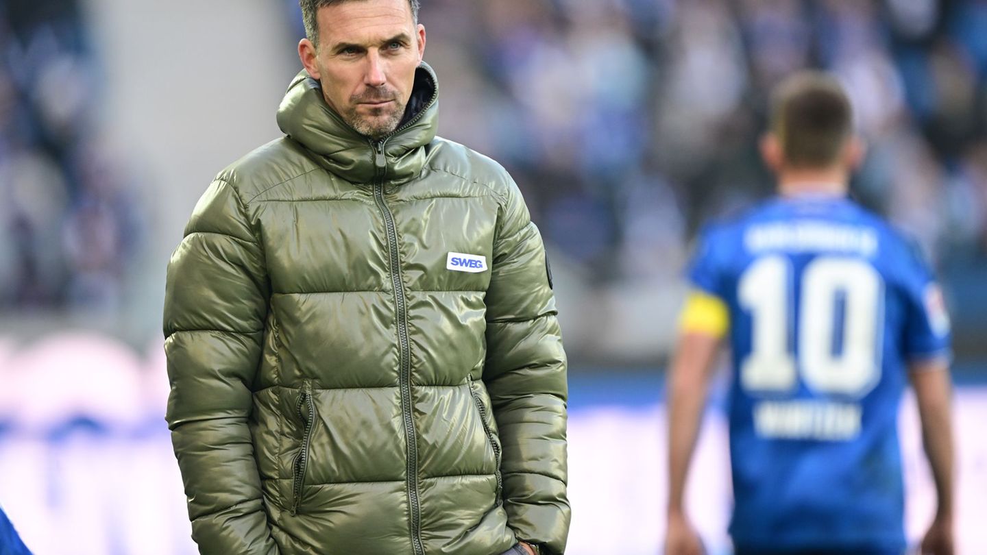Christian Eichner sprach nach dem 2:2 des KSC gegen Hertha BSC von einem gerechten Unentschieden. Foto: Bernd Weißbrod/dpa