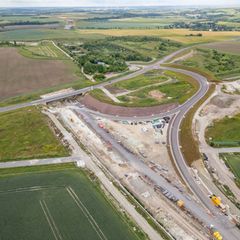 Der Naturschutzbund hat einen Eilantrag auf sofortigen Stopp der Bauarbeiten an der Autobahn A 143 eingereicht. (Archivbild) Fot