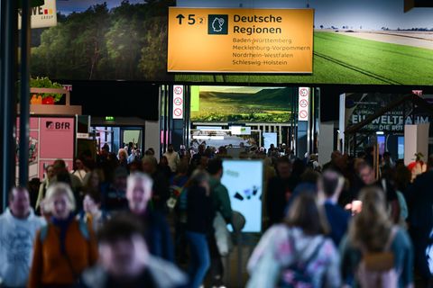 Die weltgrößte Messe für Ernährung, Landwirtschaft und Gartenbau in Berlin feierte ihr 100-jähriges Bestehen. Foto: Sebastian Ch