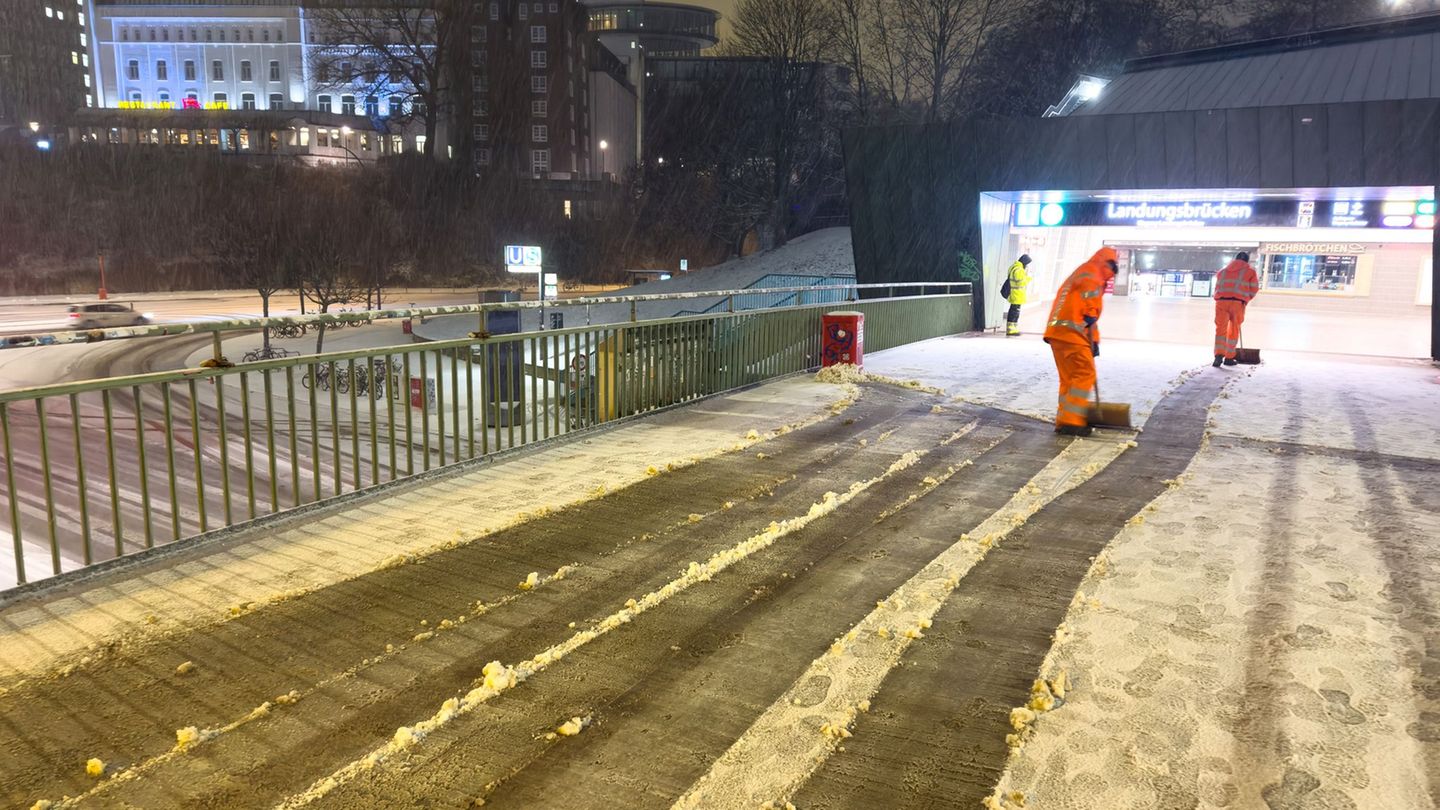 Der Wochenstart bringt Schnee und Glätte. (Symbolbild) Foto: Bodo Marks/dpa