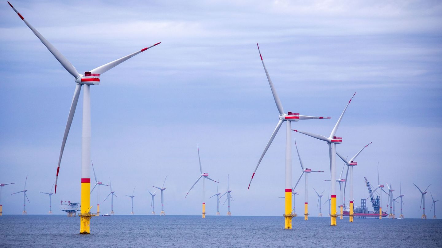 Damit Windräder effizient Strom produzieren, brauchen sie Abstand voneinander. (Archivbild) Foto: Jens Büttner/dpa-Zentralbild/d