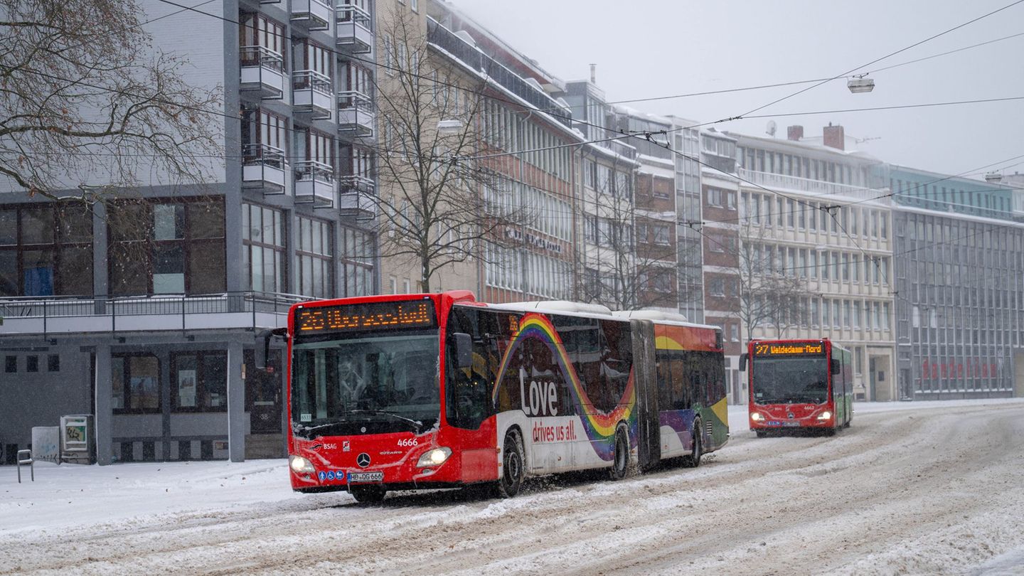 Fahrgäste müssen sich wegen des Winterwetters auf Verspätungen einstellen. (Archivbild) Foto: Sina Schuldt/dpa