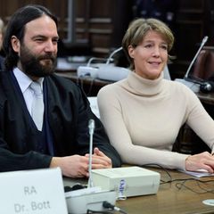 Christina Block und ihr Verteidiger Ingo Bott am 31. Prozesstag im Landgericht Hamburg