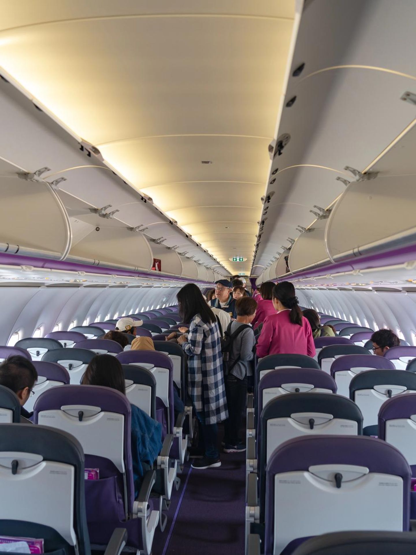 Recaro Flugzeugsitze Peach