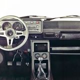 Innenraum des ersten VW Golf GTI
