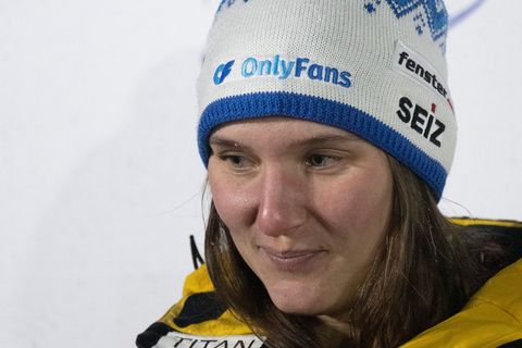 Wirbt für eine Erotik-Plattform: Bobfahrerin Lisa Buckwitz. (Archivbild) Foto: Sebastian Kahnert/dpa