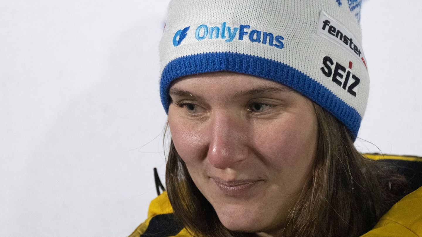 Wirbt für eine Erotik-Plattform: Bobfahrerin Lisa Buckwitz. (Archivbild) Foto: Sebastian Kahnert/dpa