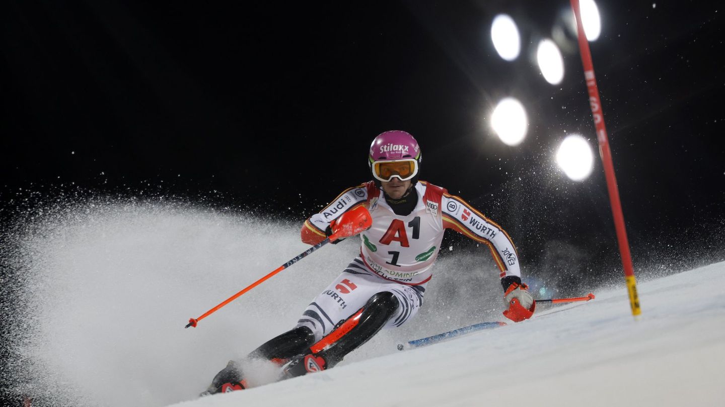Linus Straßer gehört zu den deutschen Stars im Slalom. Zweimal hat er schon auf der Planai gewonnen.