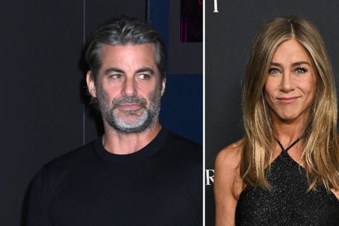 Jim Curtis und Jennifer Aniston schweben im Liebesglück.