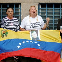 Angehörige politischer Gefangener in Venezuelas Hauptstadt Caracas