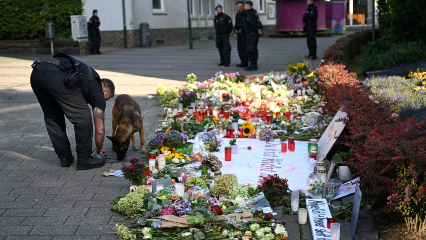 Gedenken nach dem Anschlag in Solingen