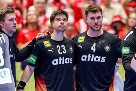 Bei den deutschen Handballern herrschte Enttäuschung nach ihrer Niederlage gegen Dänemark. Am Mittwoch haben sie noch im Spiel