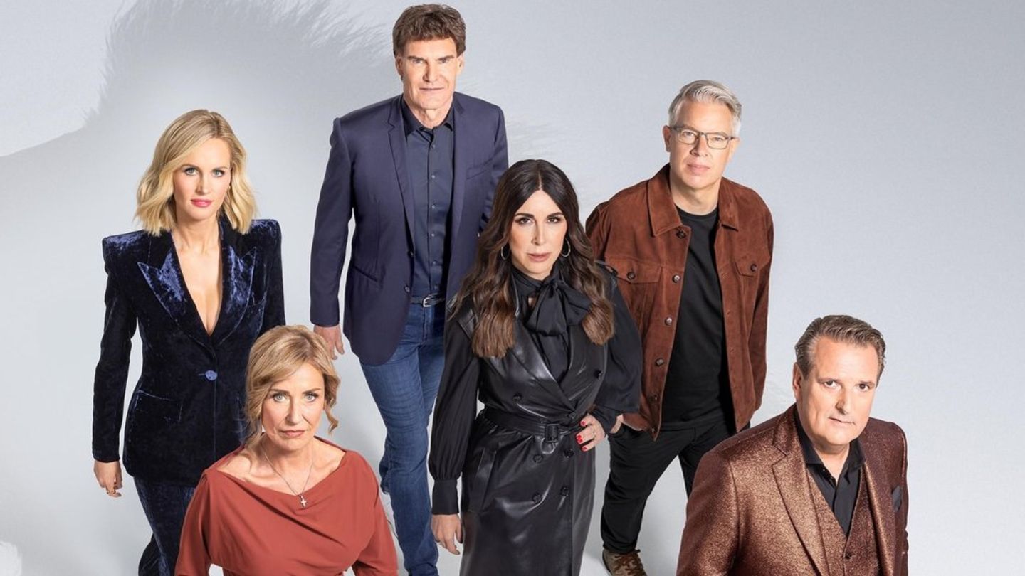 Janna Ensthaler (v.l.), Dagmar Wöhrl, Carsten Maschmeyer, Judith Williams, Frank Thelen und Ralf Dümmel sind die Investoren de