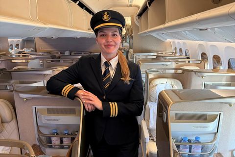 Emirates-Pilotin Ludwig