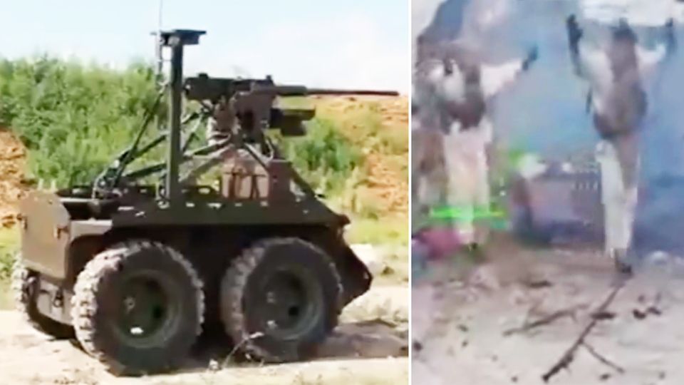 Drei russische Soldaten kapitulieren vor ukrainischer Bodendrohne