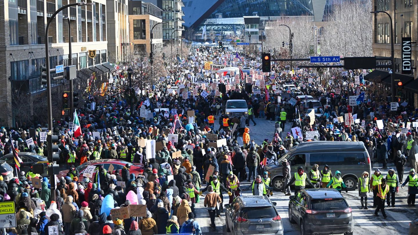 Am 23. Januar findet in Minneapolis eine große Protestaktion statt. Menschen in zahlreichen anderen Städten gehen ebenfalls auf die Straße