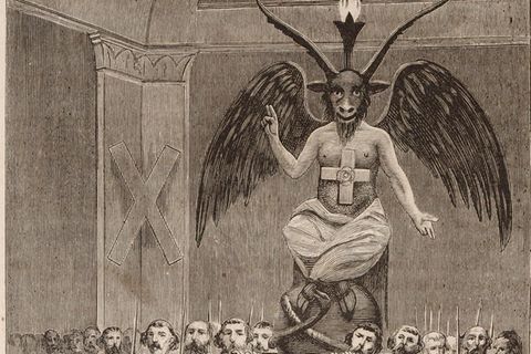 Wenig dringt  über die Rituale der Freimaurer nach außen. Léo Taxil unterstellt ihnen, sie würden Dämonen verehren – und folgt damit der irrigen Vorstellung vieler frommer Katholiken