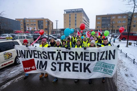 Warnstreiks sollen Forderungen der Gewerkschaft Nachdruck verleihen. Foto: Stefan Sauer/dpa
