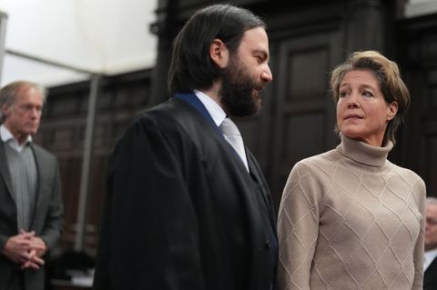 Christina Blocks Anwalt Ingo Bott fordert die Einstellung des Verfahrens. Foto: Marcus Brandt/Pool dpa/dpa