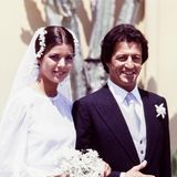 Der erste Ehemann von Prinzessin Caroline von Monaco (hier bei ihrer Hochzeit im Juni 1978) verstarb am 8. Januar im Alter von 85 Jahren in Madrid. Die beiden lernten sich in Paris kennen, wo die damals 21-Jährige ein Philosophie-Studium aufgenommen hatte. Am 28. Juni 1978 gaben sie sich standesamtlich das Jawort. Der Altersunterschied von 17 Jahren sorgte damals für viel Gesprächsstoff