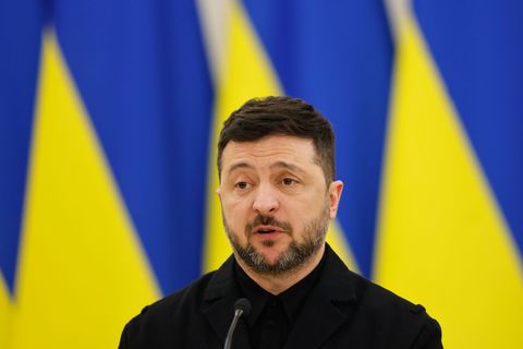Der ukrainische Präsident Wolodymyr Selenskyj sieht eine EU-Mitgliedschaft für sein Land schon 2027 als wichtige Sicherheitsgara