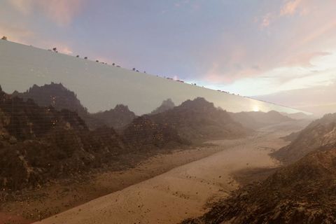 So hätte "The Line" aussehen sollen: 170 Kilometer lang, Platz für mehrere Millionen Menschen