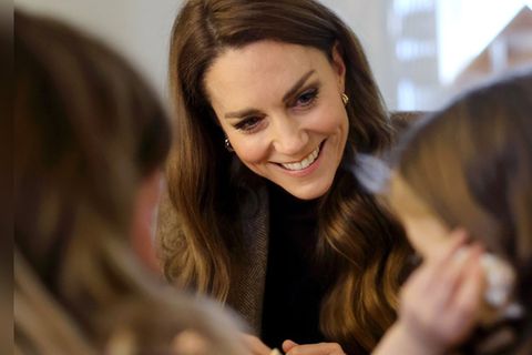 Prinzessin Kate bei einem Besuch im Trauma-Therapiezentrum für Kinder in Bradford.
