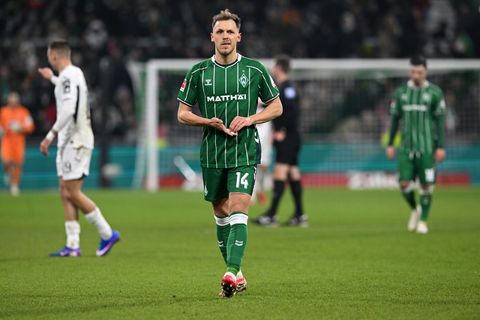 Zählte zu den Besten bei Werder: Aushilfs-Abwehrchef Senne Lynen. Foto: Carmen Jaspersen/dpa