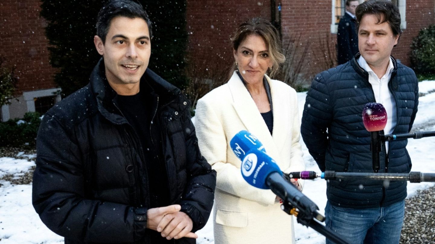 Jetten (v.l.), Yesilgöz und Bontenbal