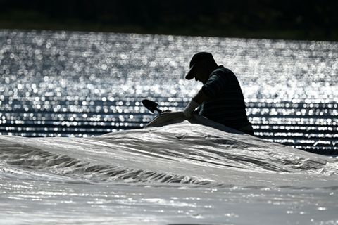 Arbeit im Spargelfeld