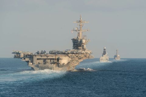 Der Flugzeugträger "USS Abraham Lincoln" 2019