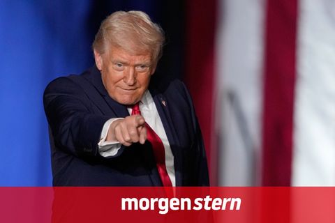 Donald Trump bei einem Wahlkampfauftritt in Iowa