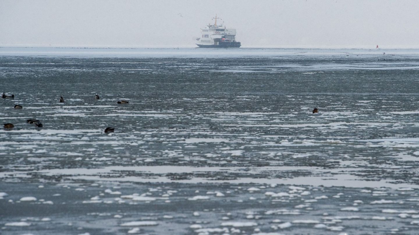 Die Fähre "Vitte" muss wegen eines Eisschadens in die Werft - das hat Auswirkungen auf die Versorgung Hiddensees. (Archivbild) F