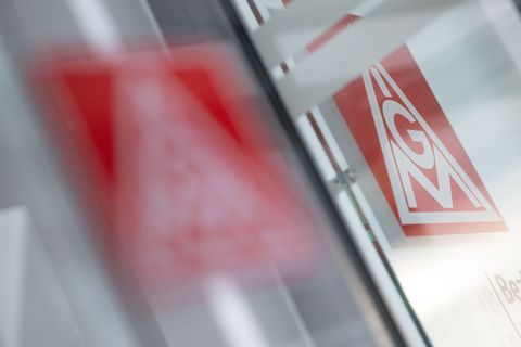 IG Metall: Betriebsratswahlen und Tarifrunde 2026. (Archivbild) Foto: Marijan Murat/dpa
