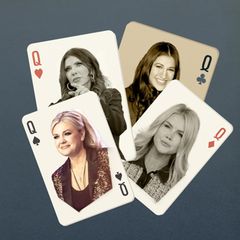 Spielkarten mit Fotos aus der US-Politik