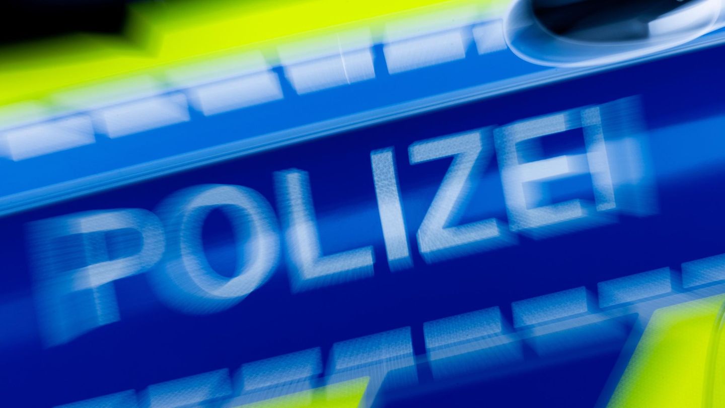 Ein Polizeiauto in Essen