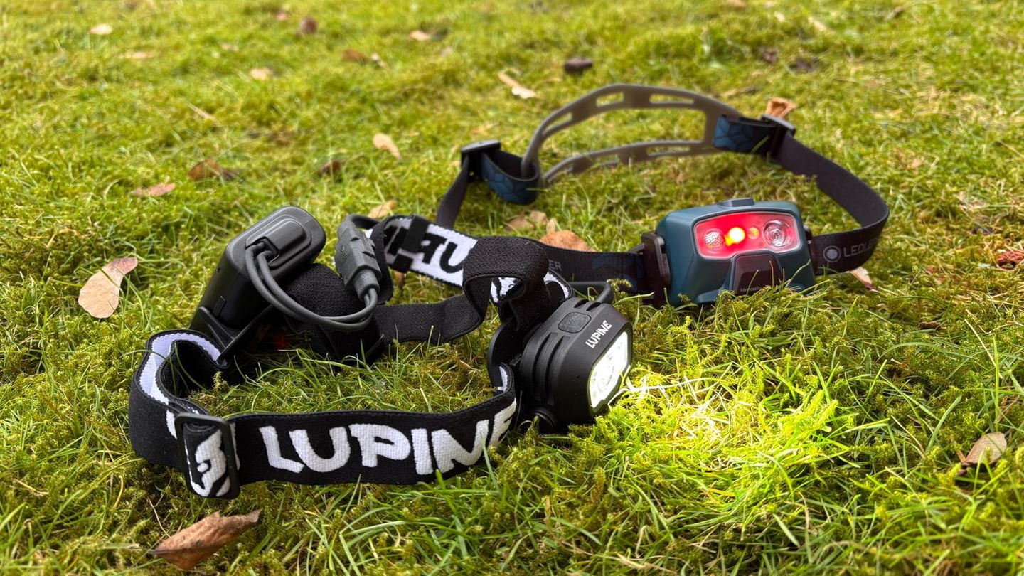 stern Stirnlampen-Test: Lupine Penta Pro und Ledlenser HF6R Signature