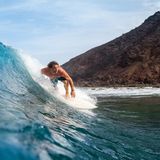 Surfer vor Fuerteventura