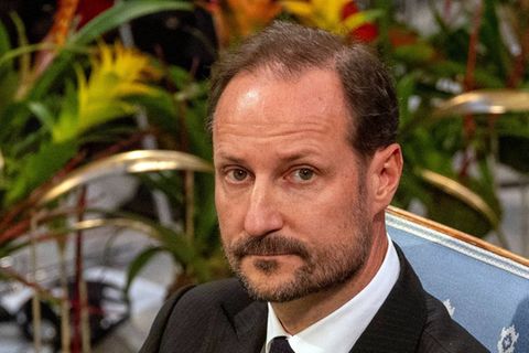 Kronprinz Haakon von Norwegen bei einem Auftritt.