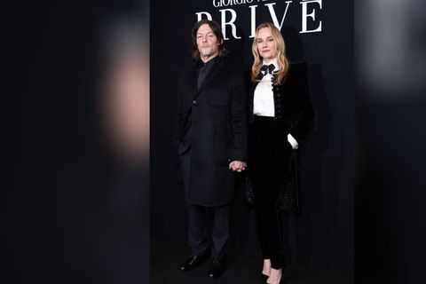Norman Reedus und Diane Kruger bei ihrem Auftritt in Paris.