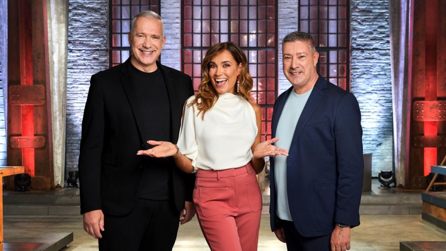 Alexander Hermann (l.) und Jana Ina Zarrella saßen schon gemeinsam am Jurytisch, Joachim Llambi macht das Trio jetzt komplett.