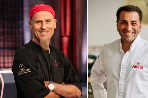 Ralf Zacherl (l.) oder Ali Güngörmüş sind bei der "Das perfekte Dinner"-Jubiläumswoche im Einsatz.