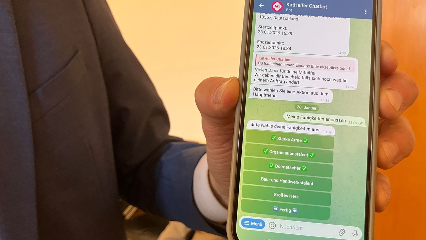 In Krisen- und Katastrophenfällen soll die Anwendung KatHelfer dabei helfen, den Einsatz freiwilliger Helfer zu koordinieren. Fo